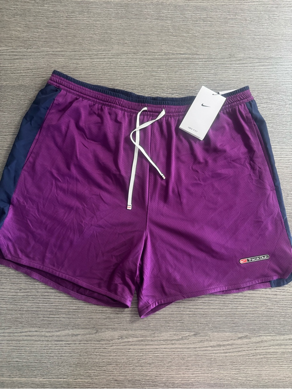 Nike Track Club Dri-FIT Brief-Lined Running Men’s Shorts Size L Purple MSRP:$55